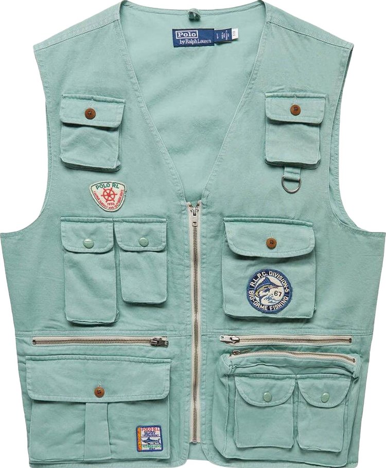 Polo Ralph Lauren Marlin Heritage Chino Vest 'Faded Mint'