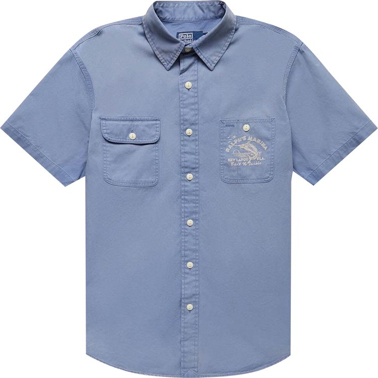 Polo Ralph Lauren Marina Sport Shirt 'Carson Blue'