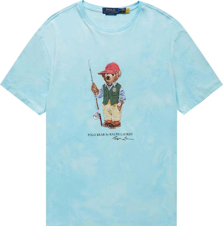 Polo Ralph Lauren Fishing Bear T-Shirt 'Light Blue'