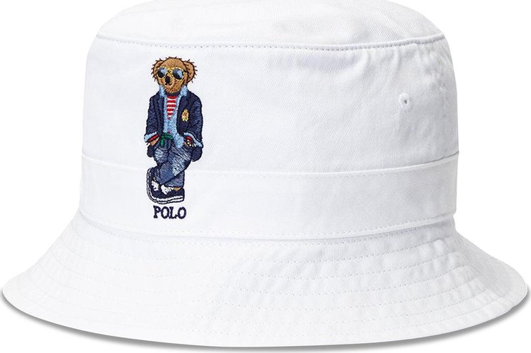 Polo Ralph Lauren Twill Loft Bucket Hat 'White'