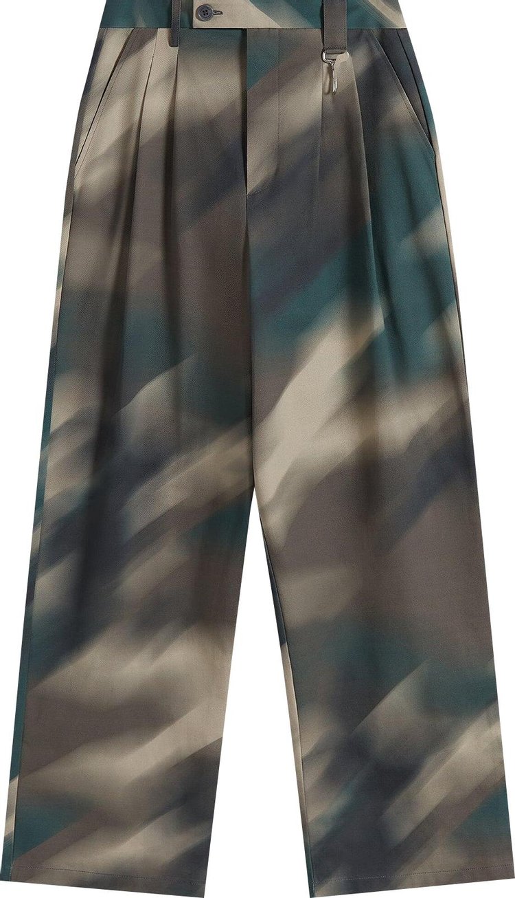 Reese Cooper Pleated Trouser Blurred Camo