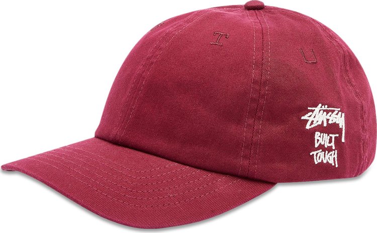 Stussy Built Tough Low Pro Cap Maroon