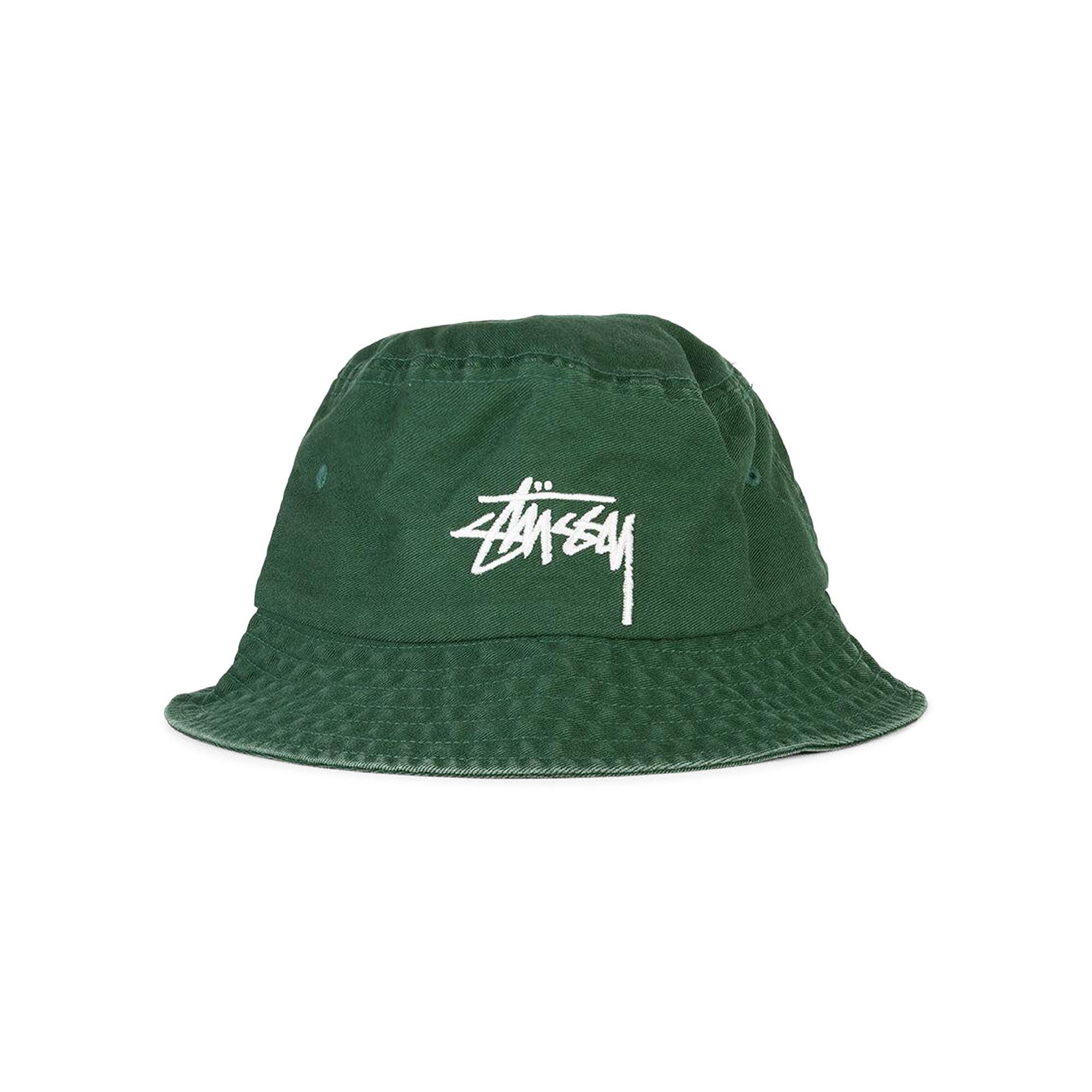 Stussy bucket hat green sales
