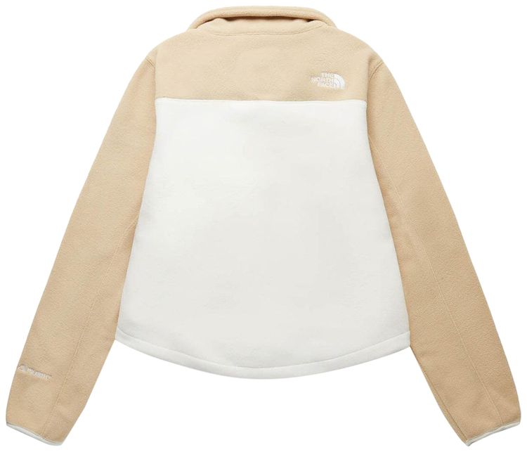 The North Face Extreme Fleece Sweatshirt Khaki StonePurple Cactus FlowerGardenia White