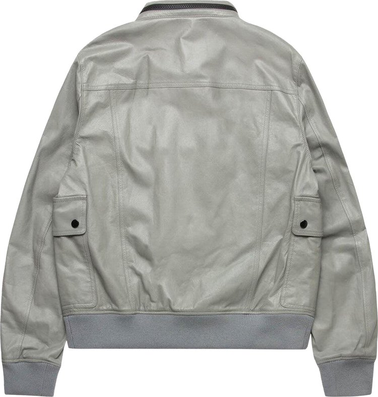 Undercover Zip Up Biker Jacket Grey