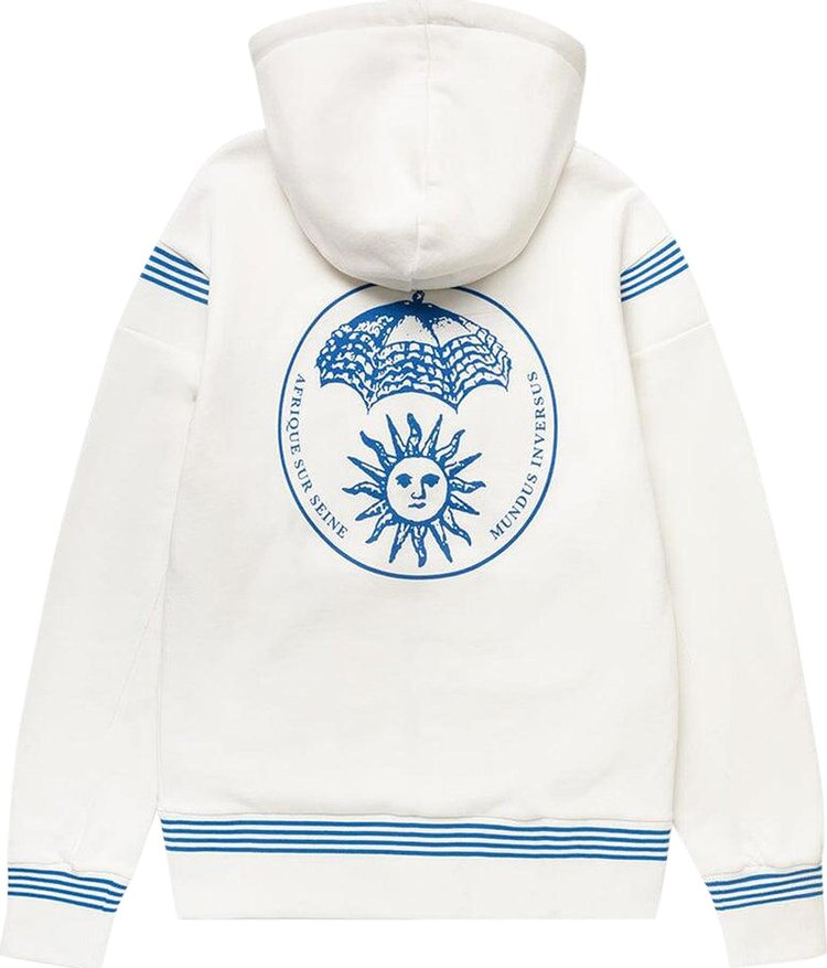 Wales Bonner Stereo Stripe Hoodie Ivory