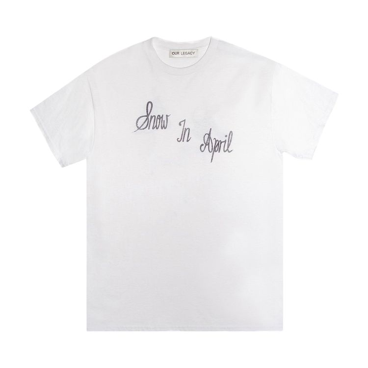 Our Legacy Ronja Box T Shirt White