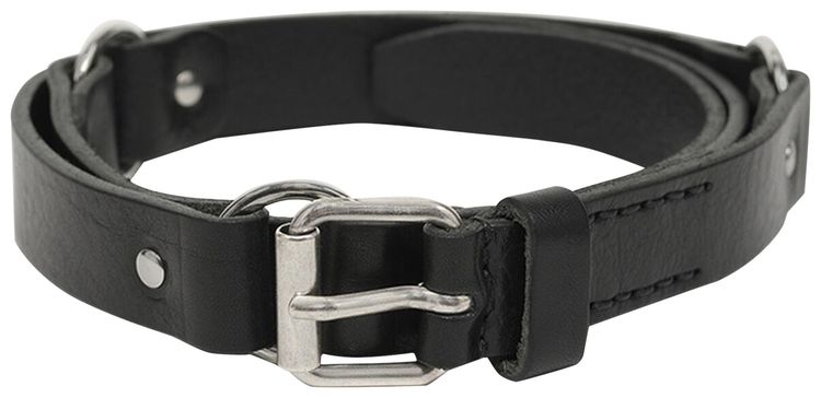 Our Legacy Ring Belt Grizzly Black