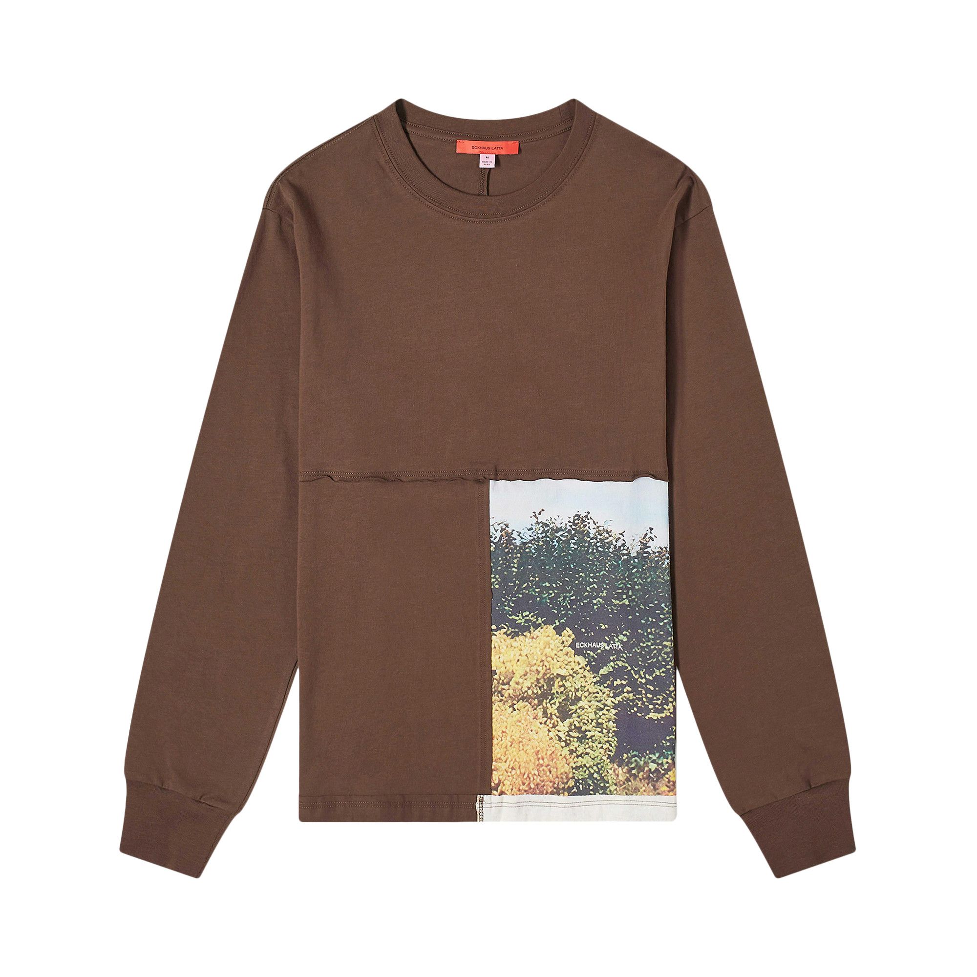 Buy Eckhaus Latta Lapped Long Sleeve Foliage 302 EL PS24 F GOAT UK