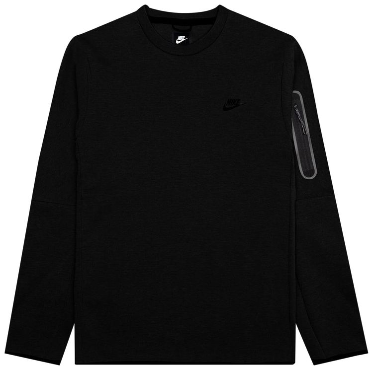 Nike Sportswear Tech Fleece Crew Sweatshirt Black
