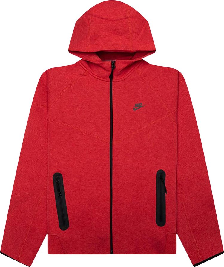 Nike Sportswear Tech Fleece Windrunner Hoodie 'Light University Red Heather/Black'