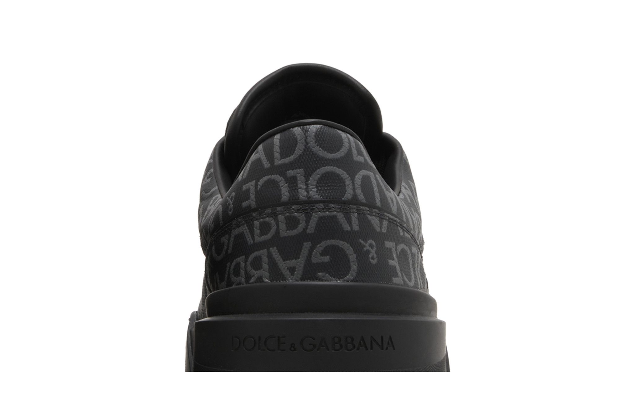 Buy Dolce & Gabbana New Roma Low 'Allover Jacquard Logo - Black