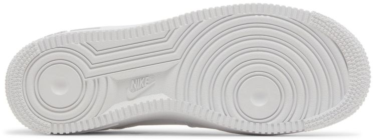 Nike Air Force 1 GS Cut Out Swoosh White Photon Dust