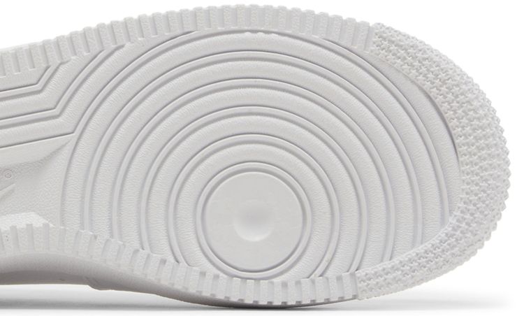 Nike Air Force 1 GS Cut Out Swoosh White Photon Dust