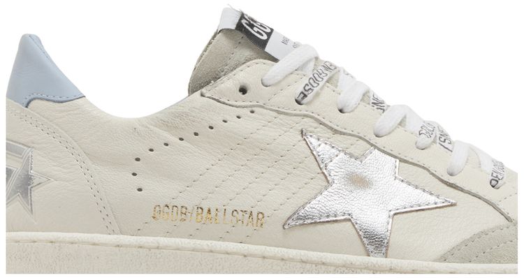 Golden Goose Wmns Ball Star White Blue Fog