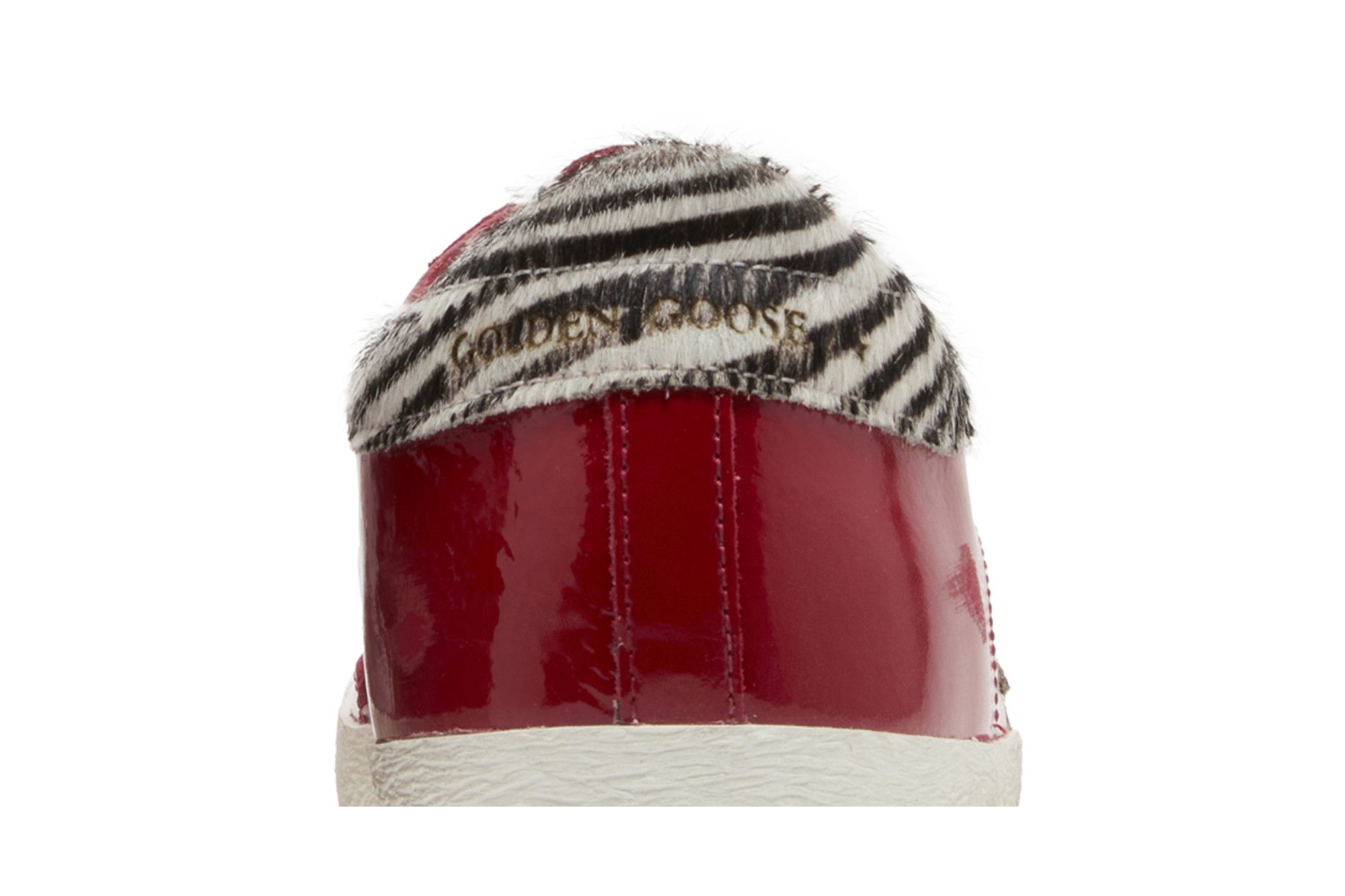 Buy Golden Goose Wmns Superstar Red Zebra Stripes GWF00101 F002578 40409 GOAT