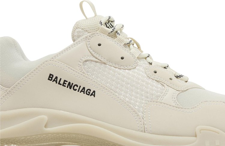 Balenciaga Triple S Sneaker Clear Sole   Beige