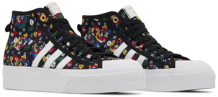 Rich Mnisi x adidas Wmns Nizza Platform Mid Pop Art Roses