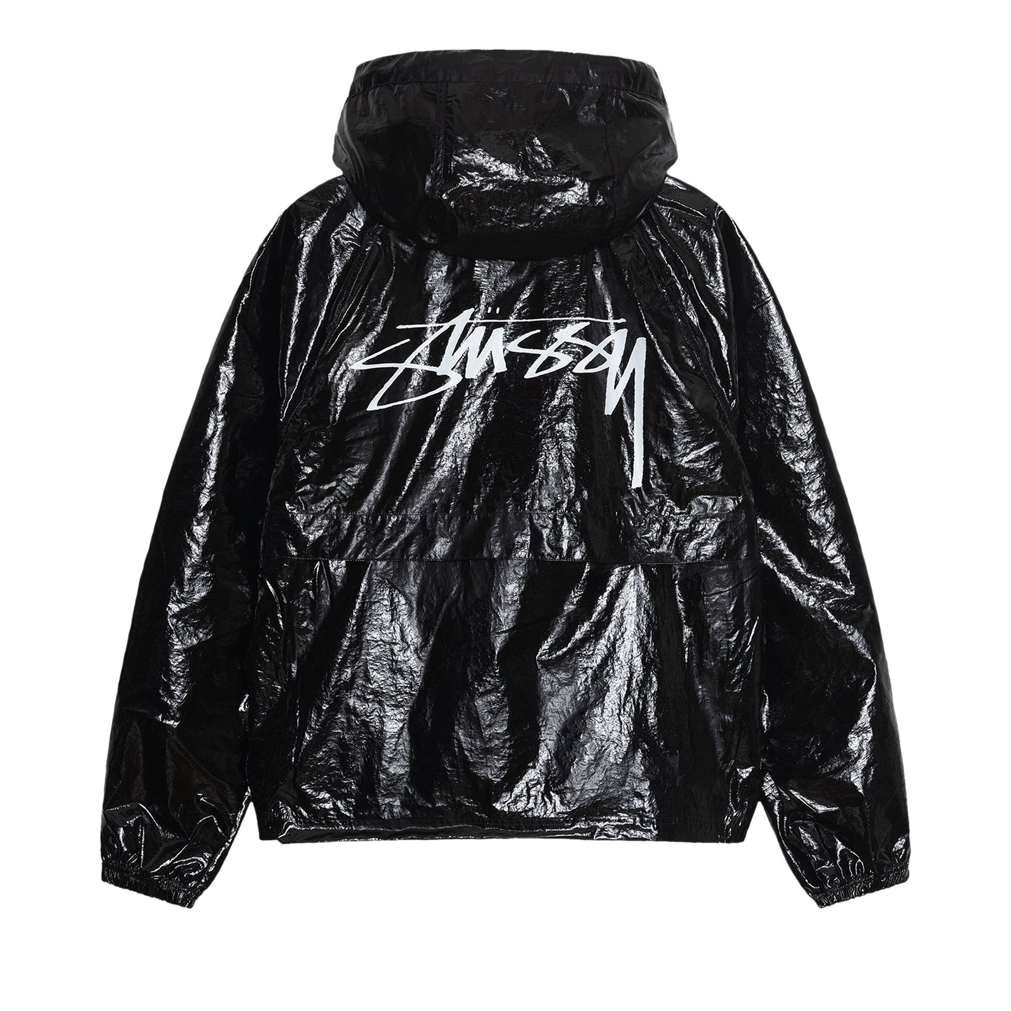 人気 ☆STUSSY☆ BEACH SHELL TRANSPARENT RIPSTOP BLACK Buy Stussy Beach Shell Coated Ripstop 'Black' - 115765 BLAC