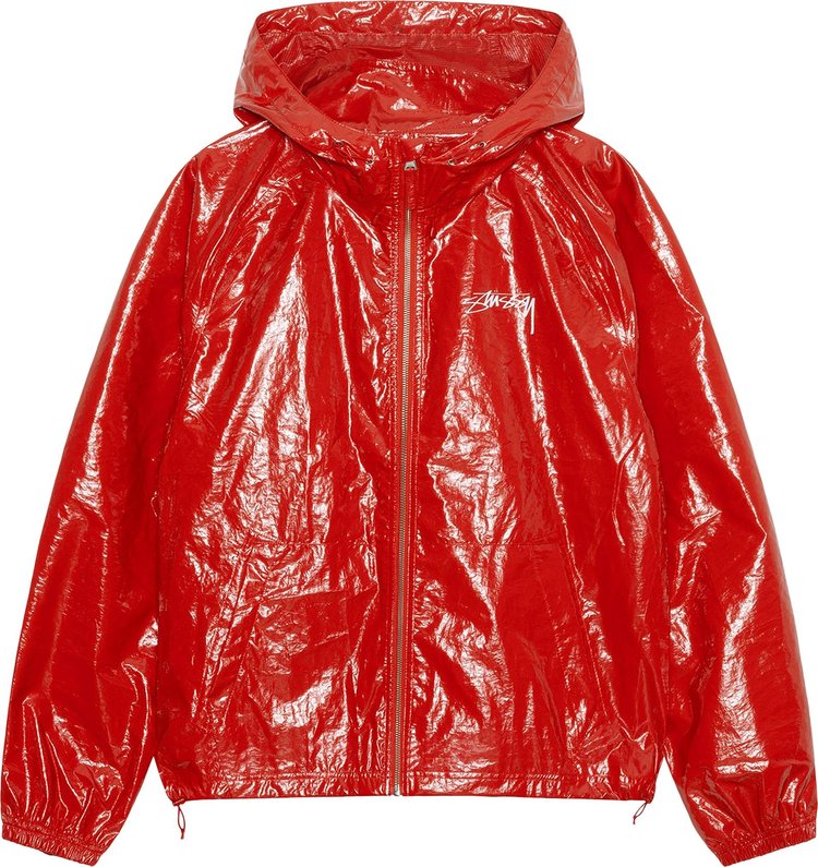 Stussy Beach Shell Coated Ripstop Red