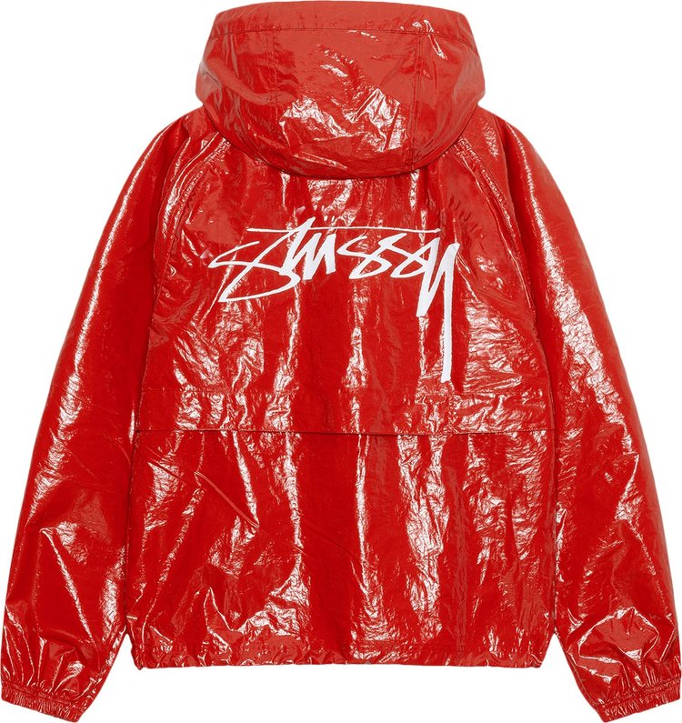 Stussy Beach Shell Coated Ripstop Red