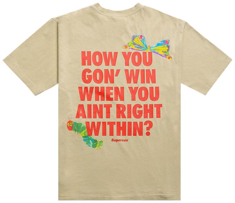 Supervsn How You Gone Win Tee Pale Olive