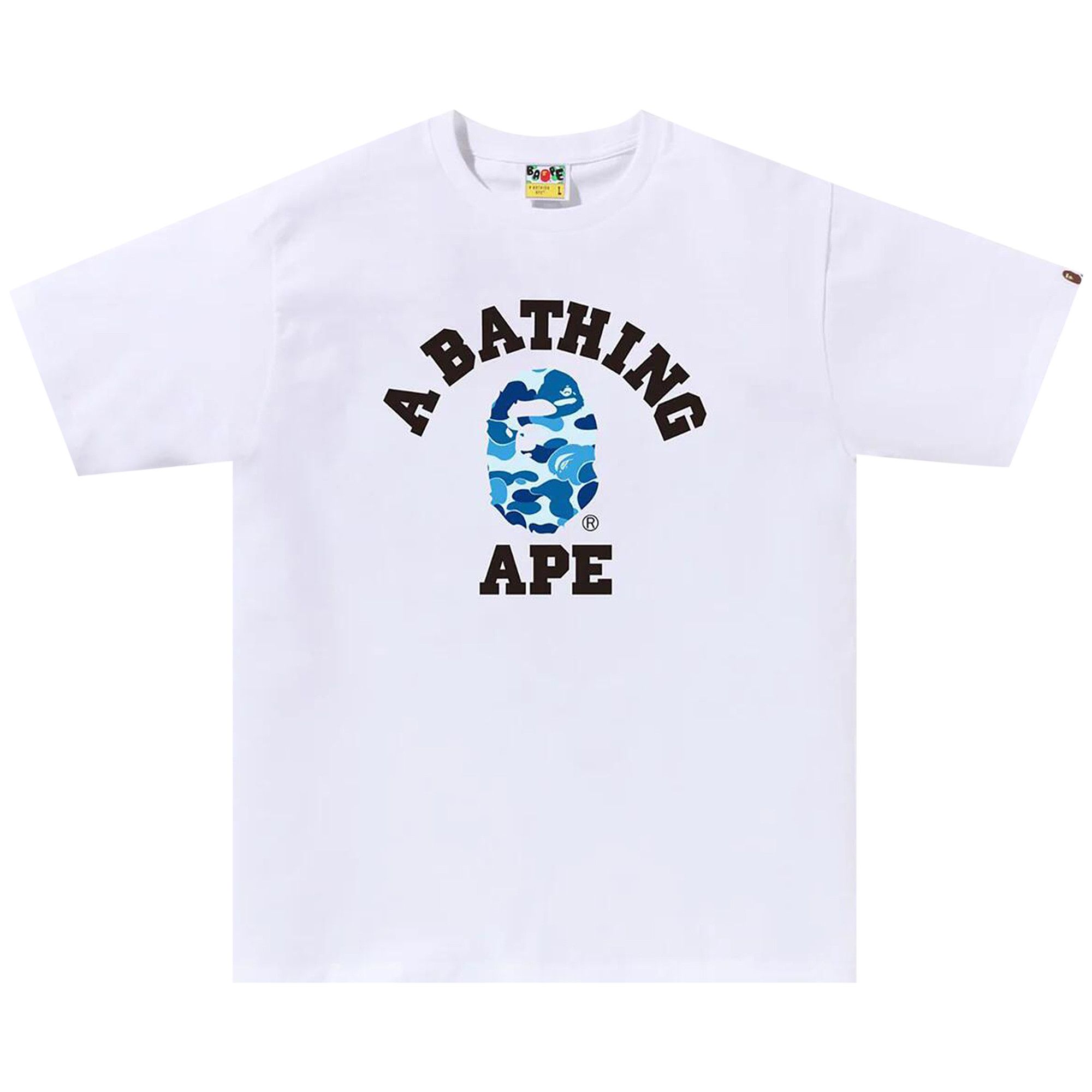 トップス A BATHING APE ABC CAMO COLLEGE TEE ABC CAMO COLLEGE TEE | bape.com