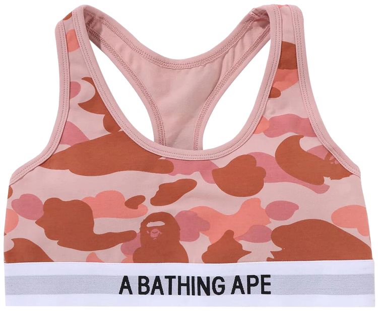 BAPE 1st Camo Sport Bra Pink