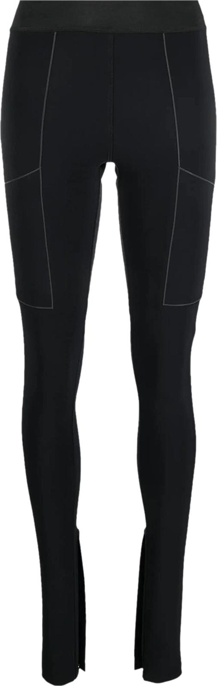 Coperni C Split Cuff Leggings Black