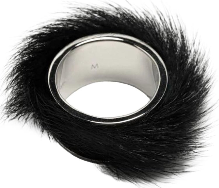 Jil Sander Soft Wildness Ring PalladiumBlack