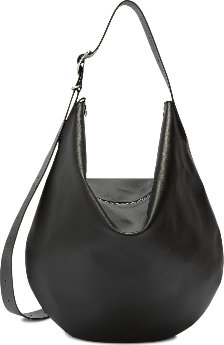 Jil Sander Large Moon Bag Black