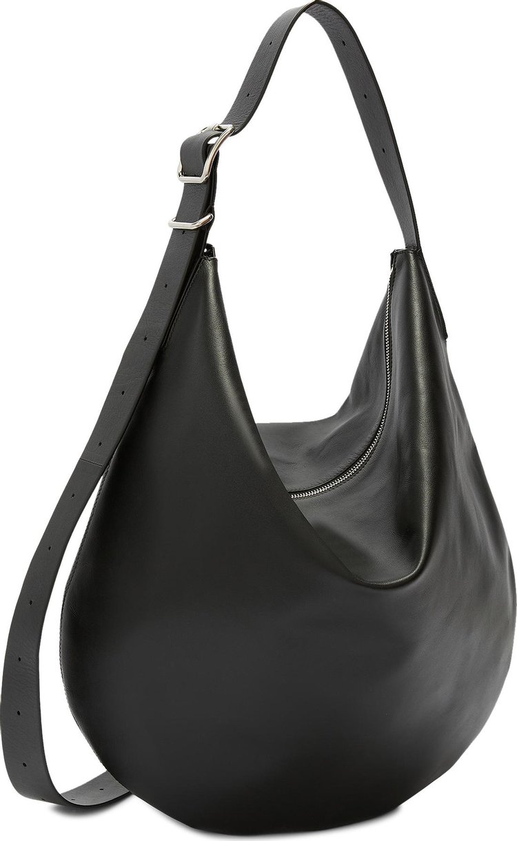 Jil Sander Large Moon Bag Black