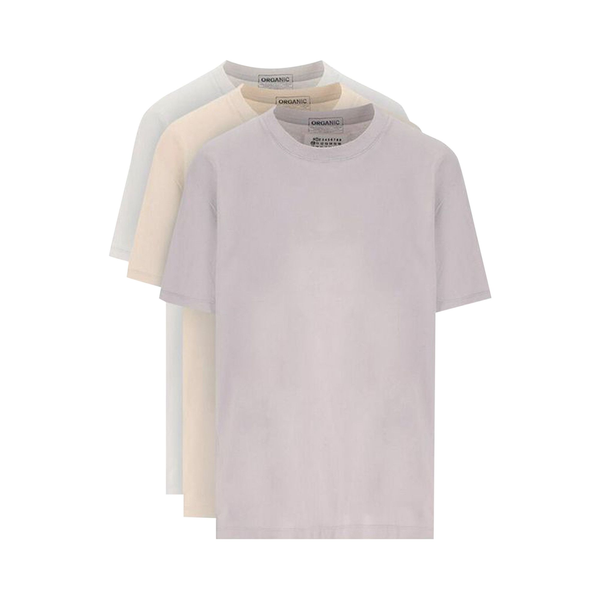 Buy Maison Margiela Organic Jersey T-Shirt (3 Pack) 'Beige
