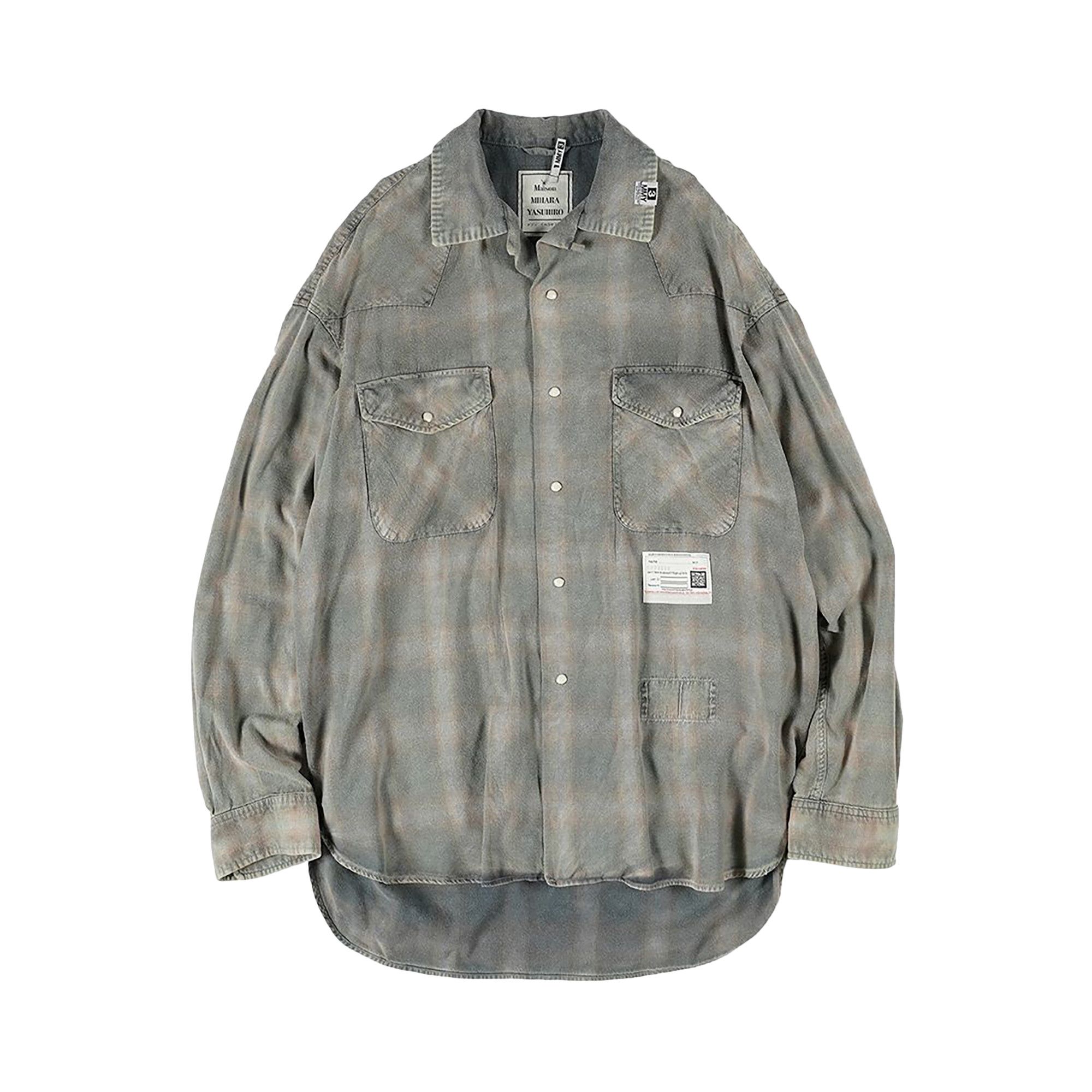 Buy Maison Mihara Yasuhiro Cowboy Check Long-Sleeve Shirt