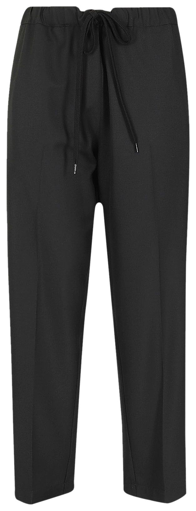 MM6 Maison Margiela Straight Wool Pants Black