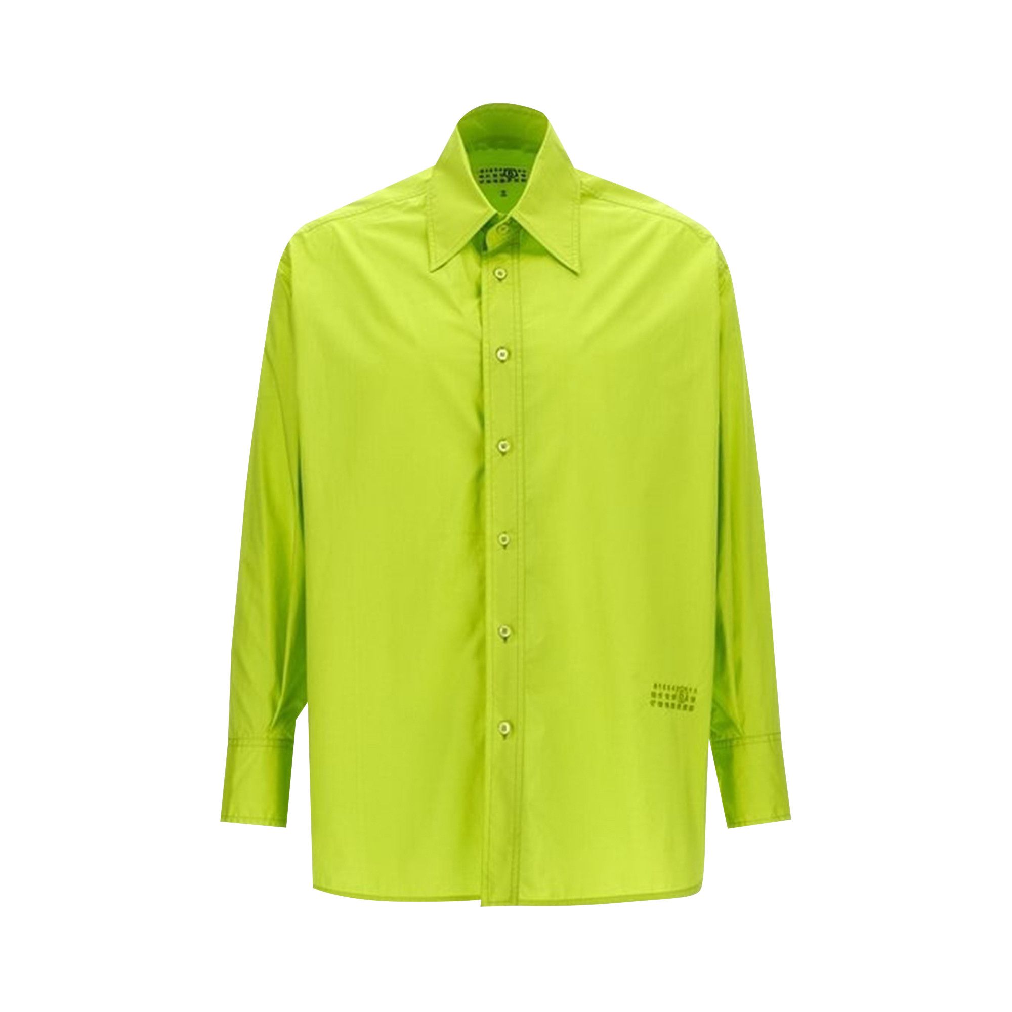 Buy MM6 Maison Margiela Long-Sleeve Shirt 'Neon Green