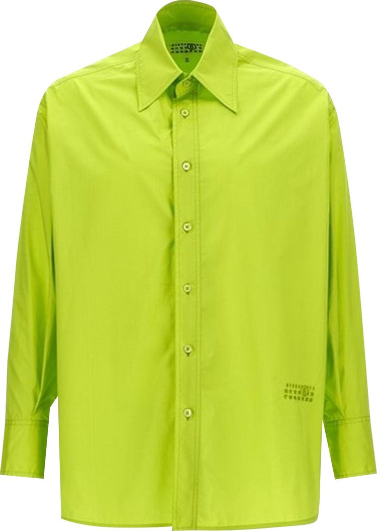 MM6 Maison Margiela Long-Sleeve Shirt 'Neon Green'