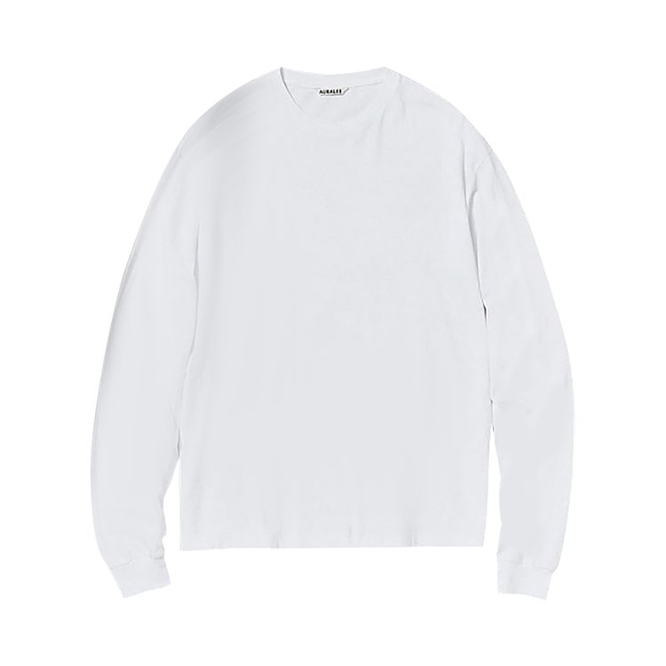 Auralee Seamless Long-Sleeve T-Shirt 'White'