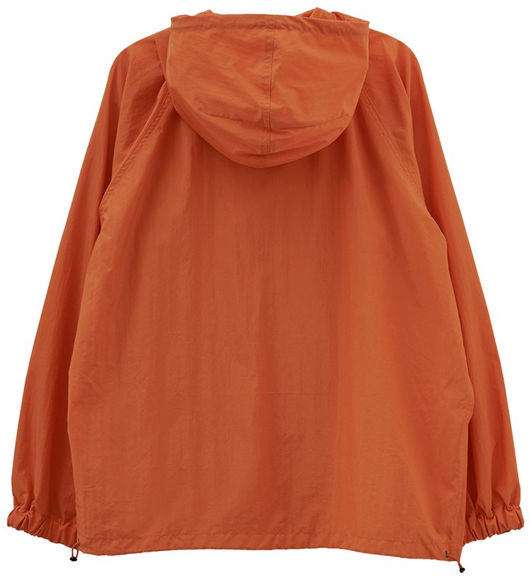 Auralee Zip Hoodie Orange