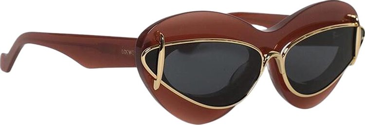 Loewe Cateye Double Frame Shiny Red