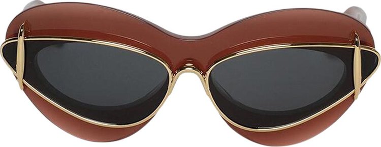 Loewe Cateye Double Frame 'Shiny Red'