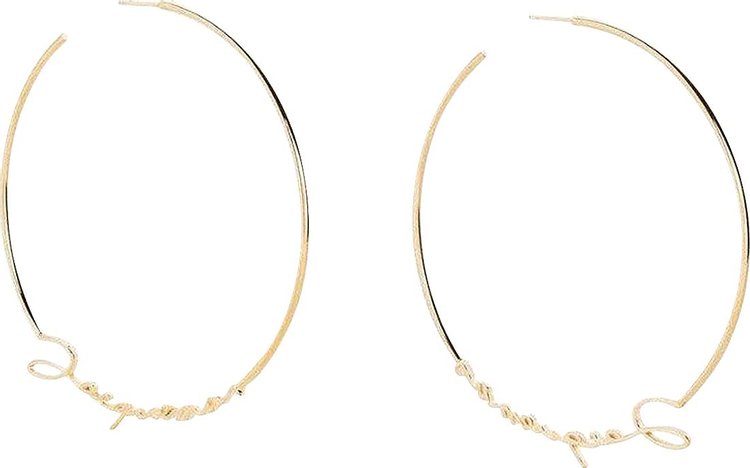 Jacquemus Les Creoles Earrings 'Gold'