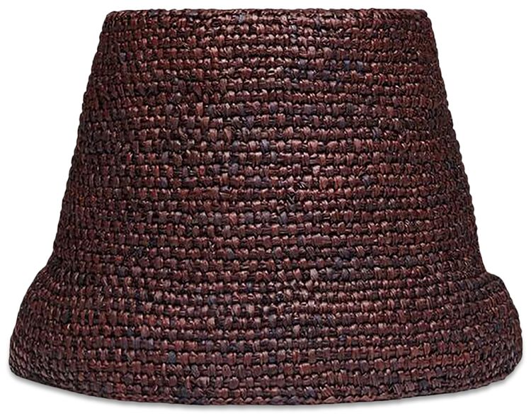 Jacquemus Le Bob Raphia Hat Brown