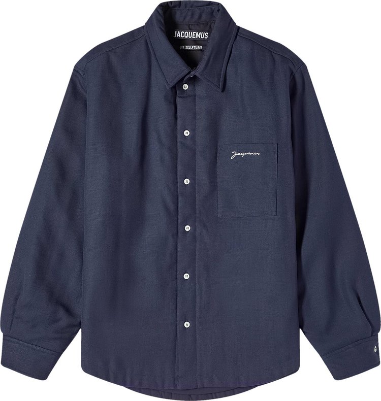 Jacquemus Boulanger Shirt Jacket 'Dark Navy'