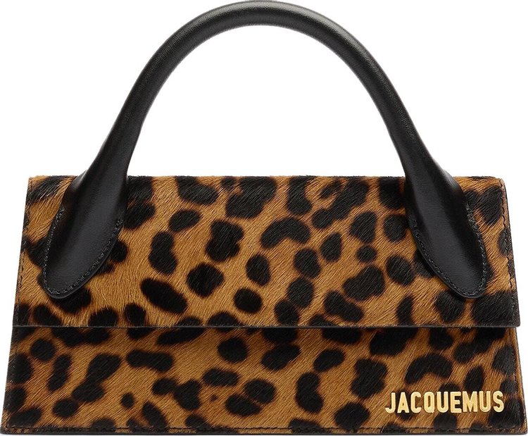 Jacquemus Le Chiquito Long 'Leopard Brown'