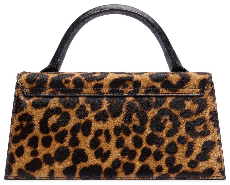 Jacquemus Le Chiquito Long Leopard Brown