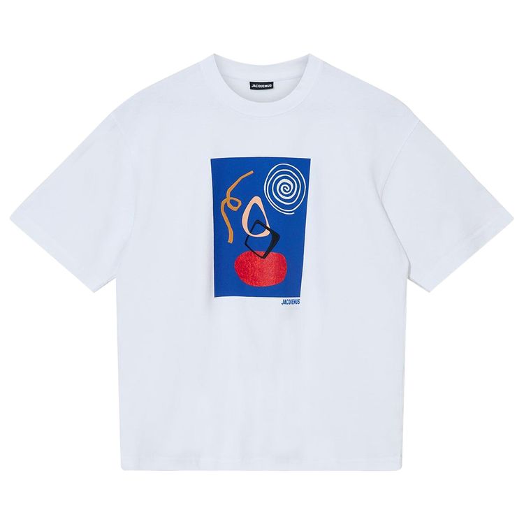 Jacquemus Caudro Short Sleeve T Shirt White
