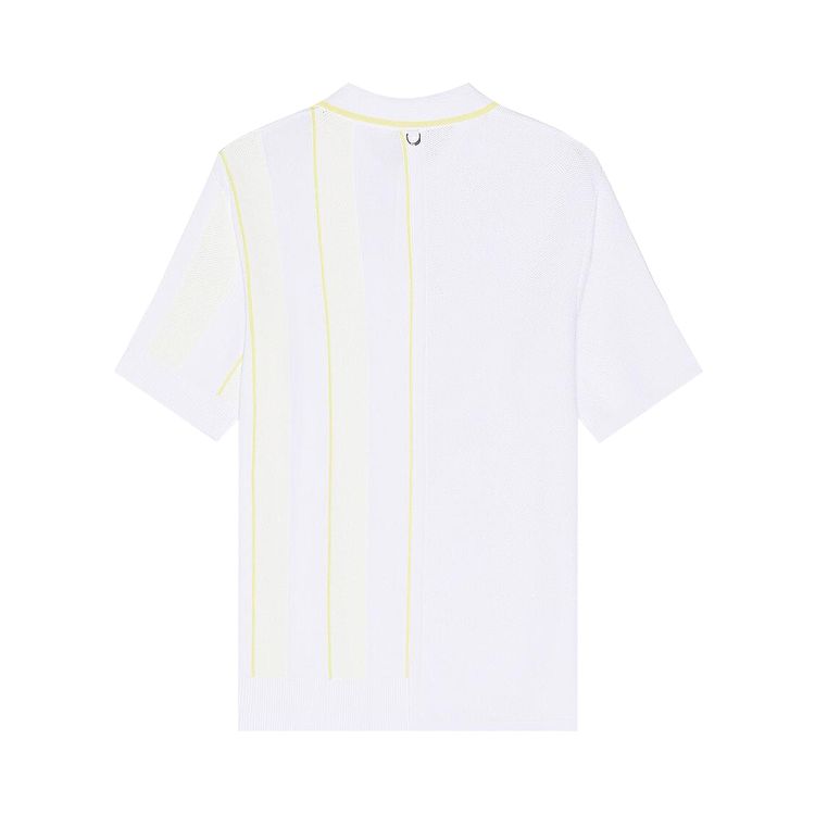 Jacquemus Juego Short Sleeve Polo White