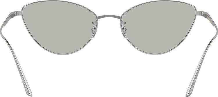 Khaite Metal Cateye Sunglasses Mirror