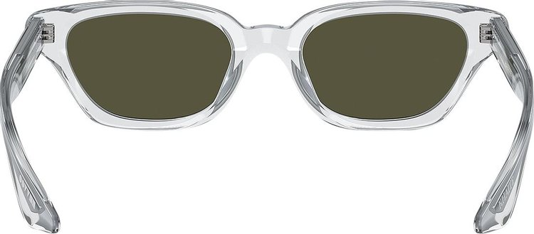 Khaite Wayfarer Sunglasses Crystal